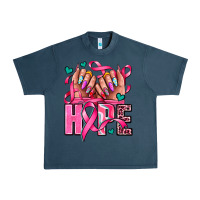 Midnight Navy hope with woman hands Urban Heavy Tee - AdoDesignShop
