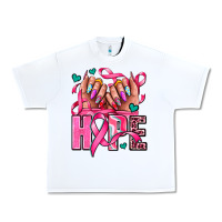 White hope with woman hands Urban Heavy Tee - AdoDesignShop