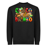 Black cinco de drinko Heavyweight Sweatshirt - AdoDesignShop