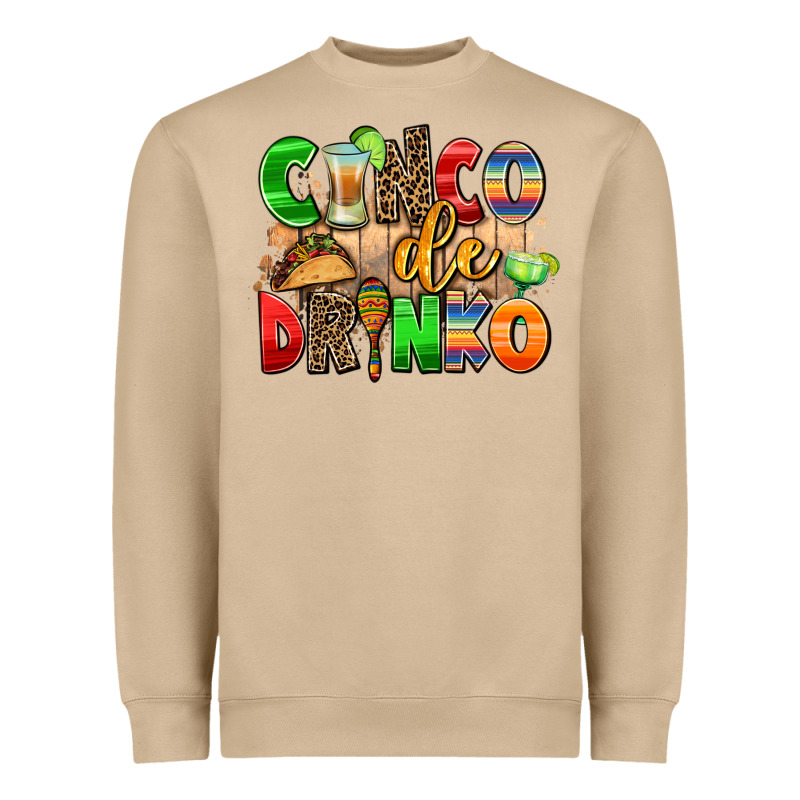 Cinco De Drinko Heavyweight Sweatshirt by AdoDesignShop | Teevron