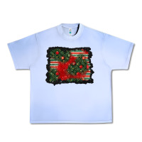 Grape Ice christmas ornament background Urban Heavy Tee - BundleAndBundleShop