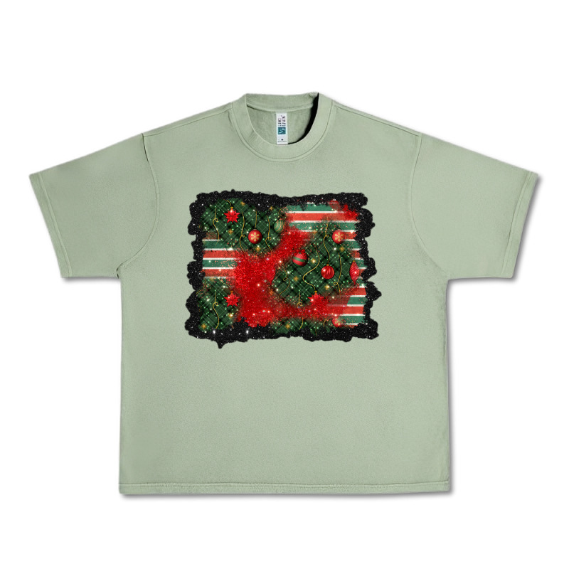 Christmas Ornament Background Urban Heavy Tee by BundleAndBundleShop | Teevron