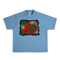 Pebble Blue christmas ornament background Urban Heavy Tee - BundleAndBundleShop