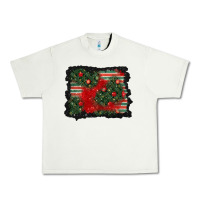 Pistachio christmas ornament background Urban Heavy Tee - BundleAndBundleShop