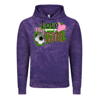 Cloud Purple love my girl soccer Vintage Hoodie - HRA Design Shop