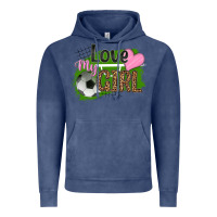 Vintage Denim love my girl soccer Vintage Hoodie - HRA Design Shop