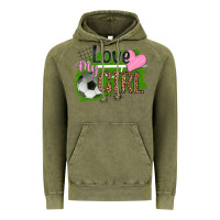 Vintage Olive love my girl soccer Vintage Hoodie - HRA Design Shop
