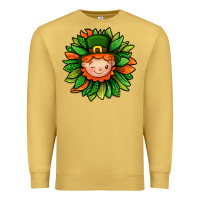 Antique Gold St. Patricks Sunflower With Dwarf Premium Sweatshirt - BundleAndBundleShop