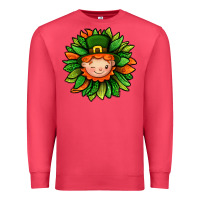 Cardinal St. Patricks Sunflower With Dwarf Premium Sweatshirt - BundleAndBundleShop