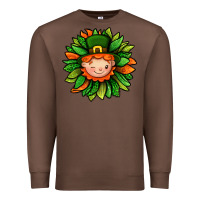 Chestnut St. Patricks Sunflower With Dwarf Premium Sweatshirt - BundleAndBundleShop