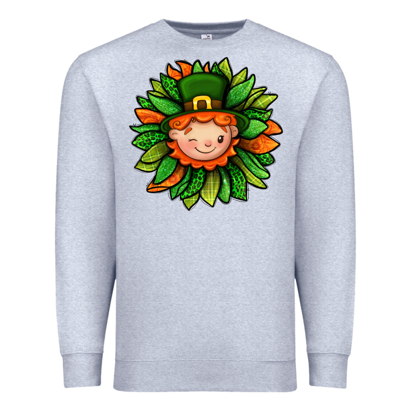 St. Patricks Sunflower With Dwarf Premium Sweatshirt by BundleAndBundleShop | Teevron