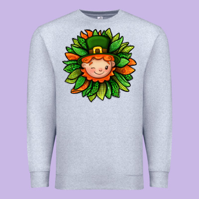 St. Patricks Sunflower With Dwarf Premium Sweatshirt Designed By Bundleandbundleshop
