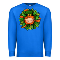 True Royal St. Patricks Sunflower With Dwarf Premium Sweatshirt - BundleAndBundleShop