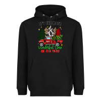 Black its the most wonderful time of the year Heavyweight Hoodie - MaliasSmallBusiness
