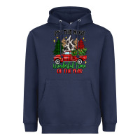 Navy its the most wonderful time of the year Heavyweight Hoodie - MaliasSmallBusiness