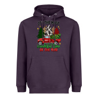 Plum its the most wonderful time of the year Heavyweight Hoodie - MaliasSmallBusiness
