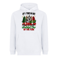White its the most wonderful time of the year Heavyweight Hoodie - MaliasSmallBusiness