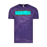 Cloud Purple turquoise leopard Vintage Tee - JahusDesignShop