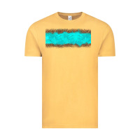 Vintage Mustard turquoise leopard Vintage Tee - JahusDesignShop