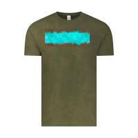 Vintage Olive turquoise leopard Vintage Tee - JahusDesignShop