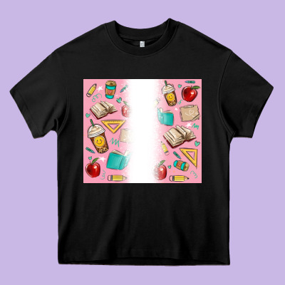 School Heavy Core Tee Designed By Maliassmallbusiness