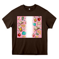 Chocolate Brown school Heavy Core Tee - MaliasSmallBusiness