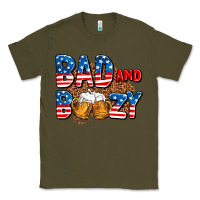 Army Green bad and boozy usa Classic Tee - AdoDesignShop