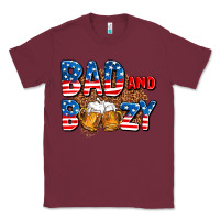 Burgundy bad and boozy usa Classic Tee - AdoDesignShop