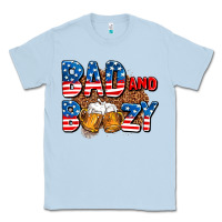 Dusty Blue bad and boozy usa Classic Tee - AdoDesignShop