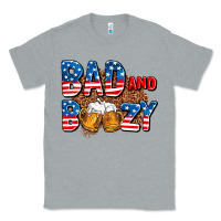 Heather Grey bad and boozy usa Classic Tee - AdoDesignShop