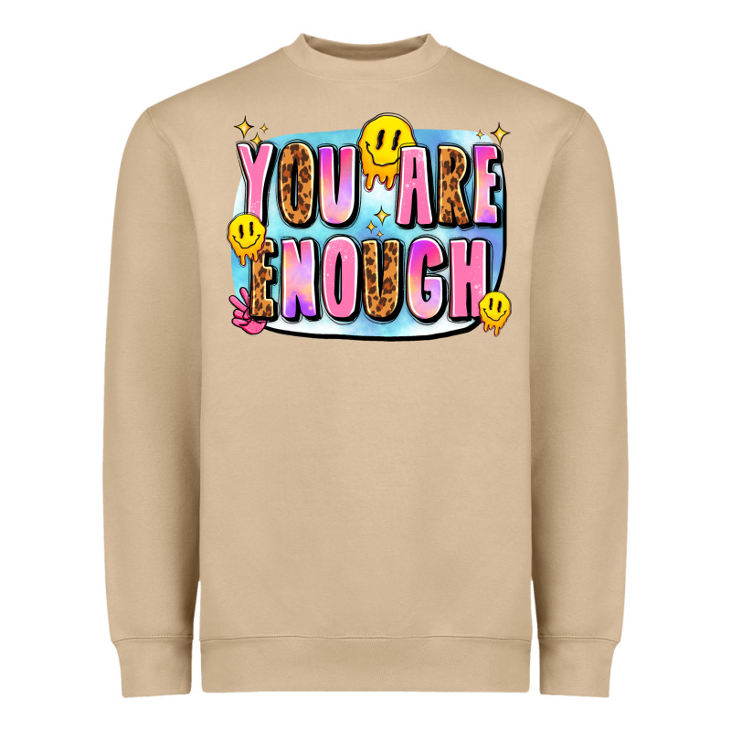 You Are Enough Heavyweight Sweatshirt by JahusDesignShop | Teevron