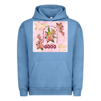 Pigment Pebble Blue turn it for good Urban Hoodie - TumblerDesignByShophia