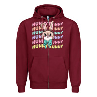 Hunny Bunny Zipper Hoodie | Teevron