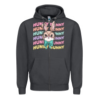 Smoke hunny bunny Zipper Hoodie - MaliasSmallBusiness