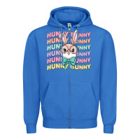 True Royal hunny bunny Zipper Hoodie - MaliasSmallBusiness