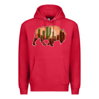 Cardinal Cactus Bison Silhouette Premium Hoodie - Bettercallsaul