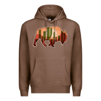 Chestnut Cactus Bison Silhouette Premium Hoodie - Bettercallsaul