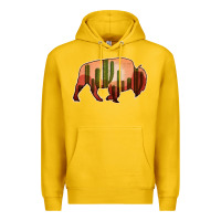 Lemon Cactus Bison Silhouette Premium Hoodie - Bettercallsaul