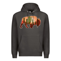 Smoke Cactus Bison Silhouette Premium Hoodie - Bettercallsaul