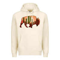 Tofu Cactus Bison Silhouette Premium Hoodie - Bettercallsaul