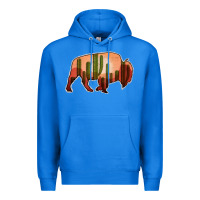 True Royal Cactus Bison Silhouette Premium Hoodie - Bettercallsaul