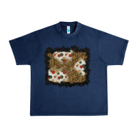 Navy christmas mistletoe background Urban Heavy Tee - BundleAndBundleShop
