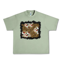 Oil Green christmas mistletoe background Urban Heavy Tee - BundleAndBundleShop