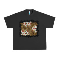 Pigment Black christmas mistletoe background Urban Heavy Tee - BundleAndBundleShop
