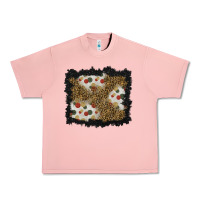 Salmon christmas mistletoe background Urban Heavy Tee - BundleAndBundleShop