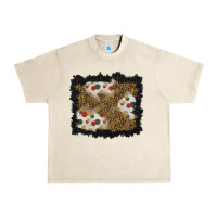 Sandshell christmas mistletoe background Urban Heavy Tee - BundleAndBundleShop