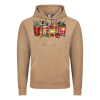 Vintage Coffee christmas drink Vintage Hoodie - CowhideDigitalArt