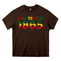 Chocolate Brown juneteenth 1865 Heavy Core Tee - Artiststas