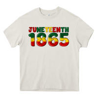 Cream juneteenth 1865 Heavy Core Tee - Artiststas