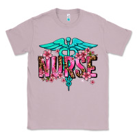 Lilac floral nurse Classic Tee - AdoDesignShop